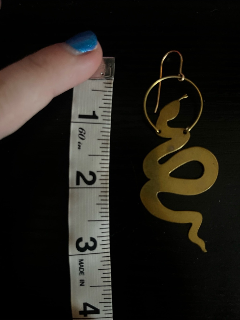 While Odin Sleeps Jormungander Earrings - Picture 3 of 3